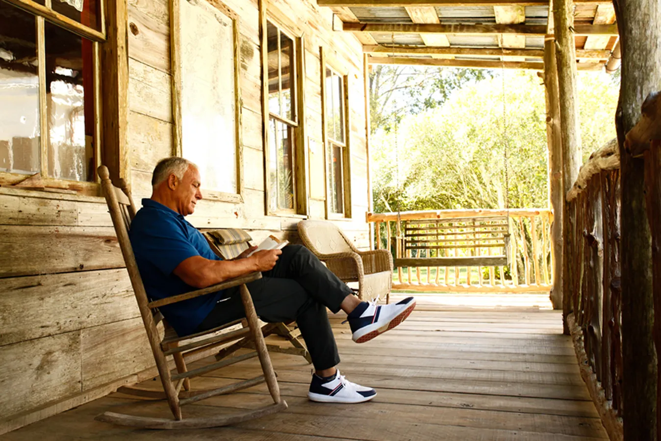 The porch of the kitchen