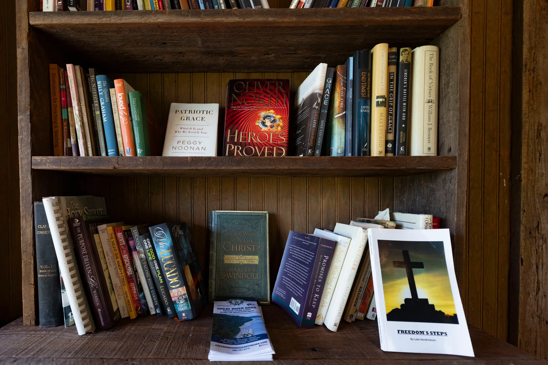 A shelf in the Library