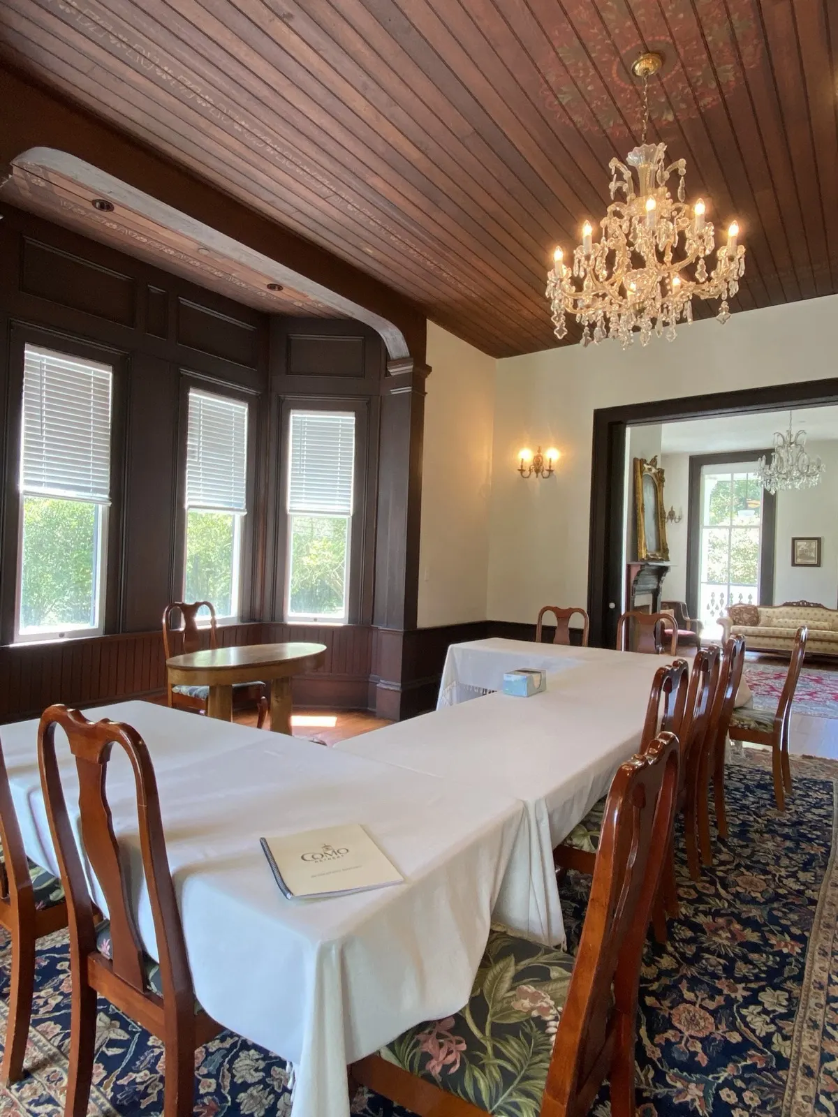 The lecture room of the main house
