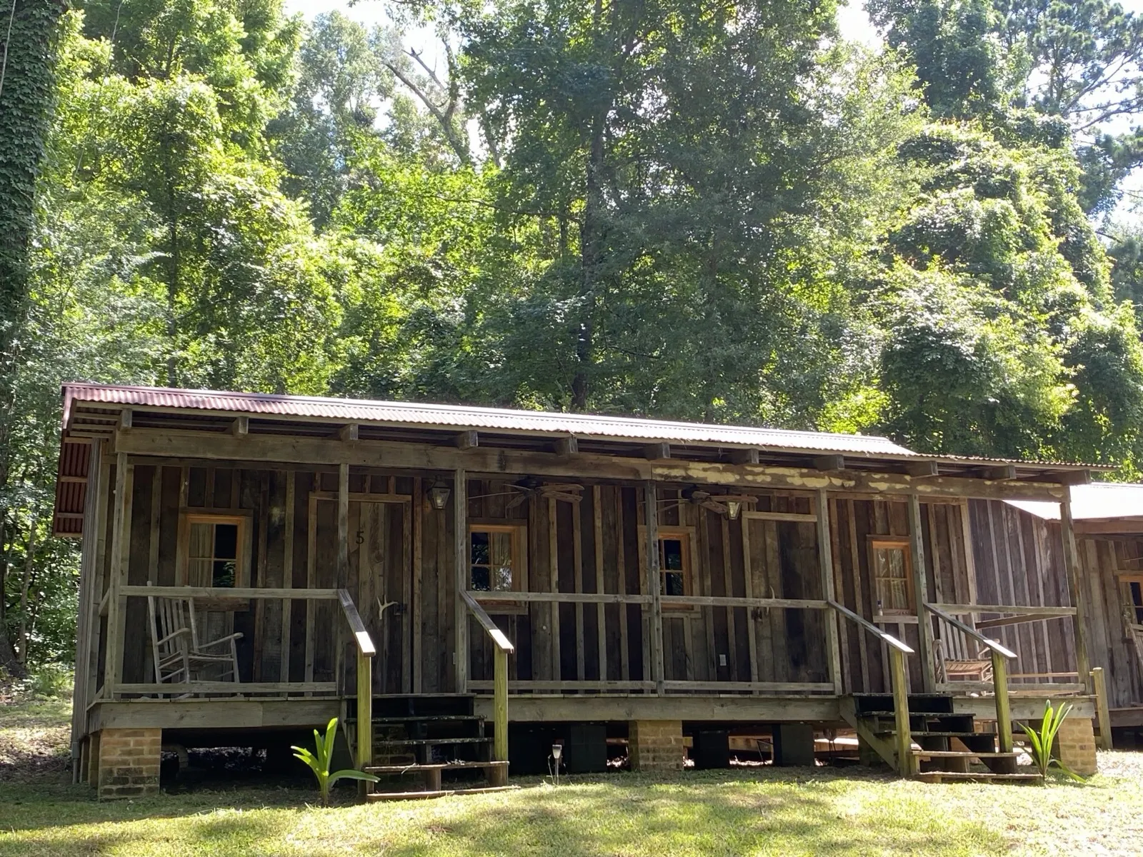 One of our ADA rustic guest cabins