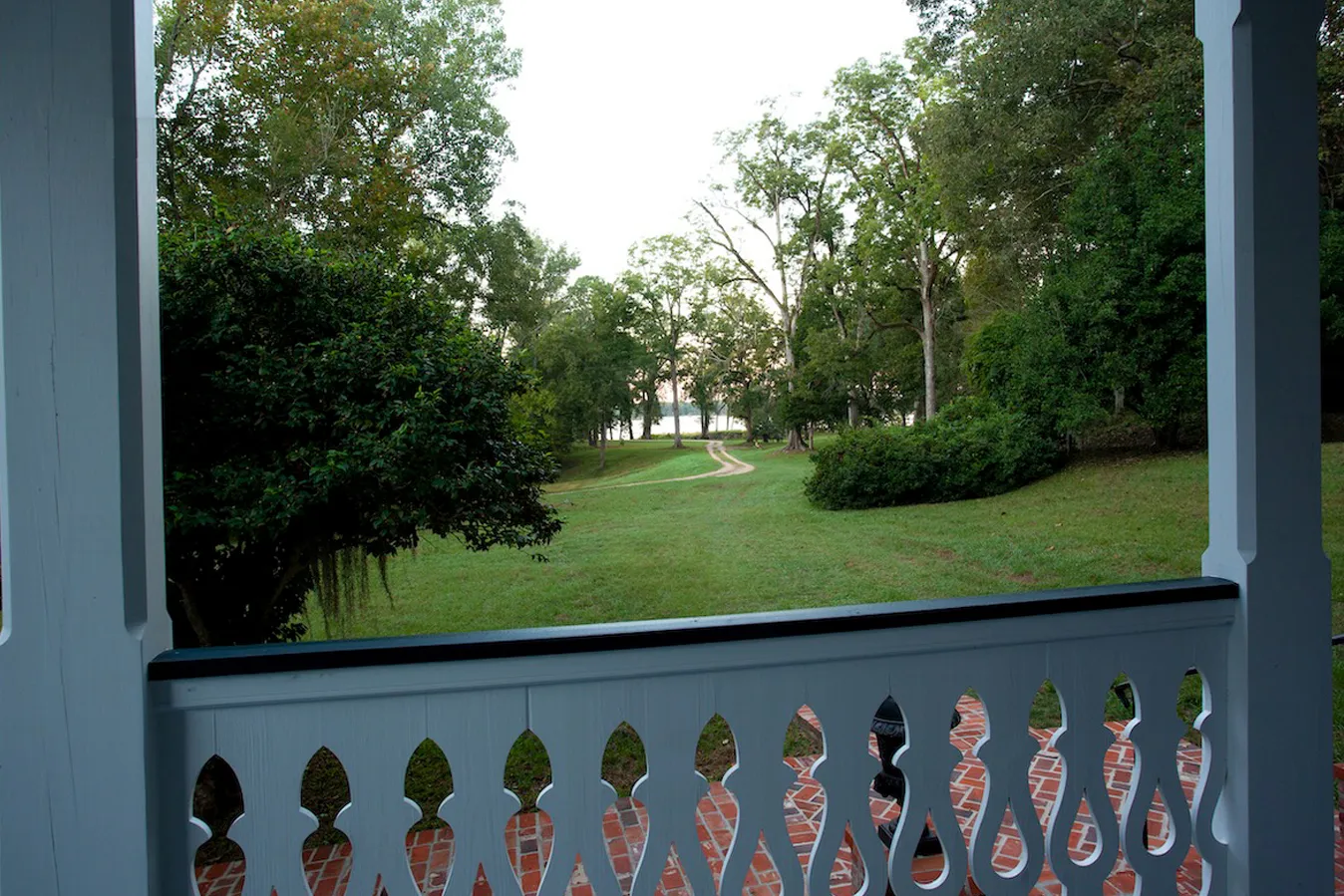 The view from the porch at Como