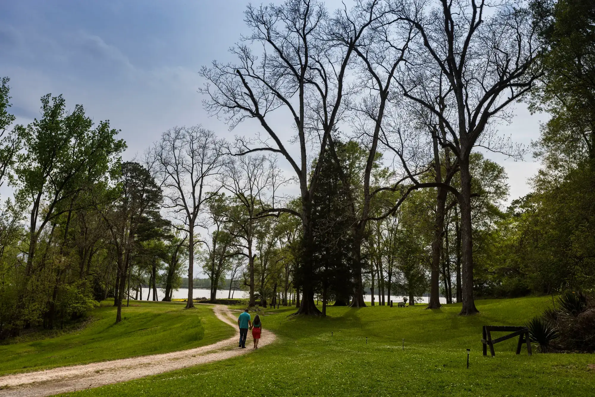 The path from the home to the river
